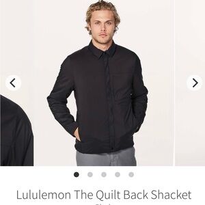 lululemon athletica Men's Quilted Black Jacket